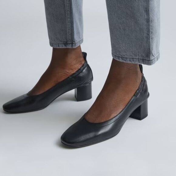 NWOB Everlane The Italian Nappa Leather Day Heel in Black, Size 7 - Picture 9 of 11